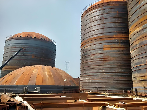 舞钢焦粉钢板仓